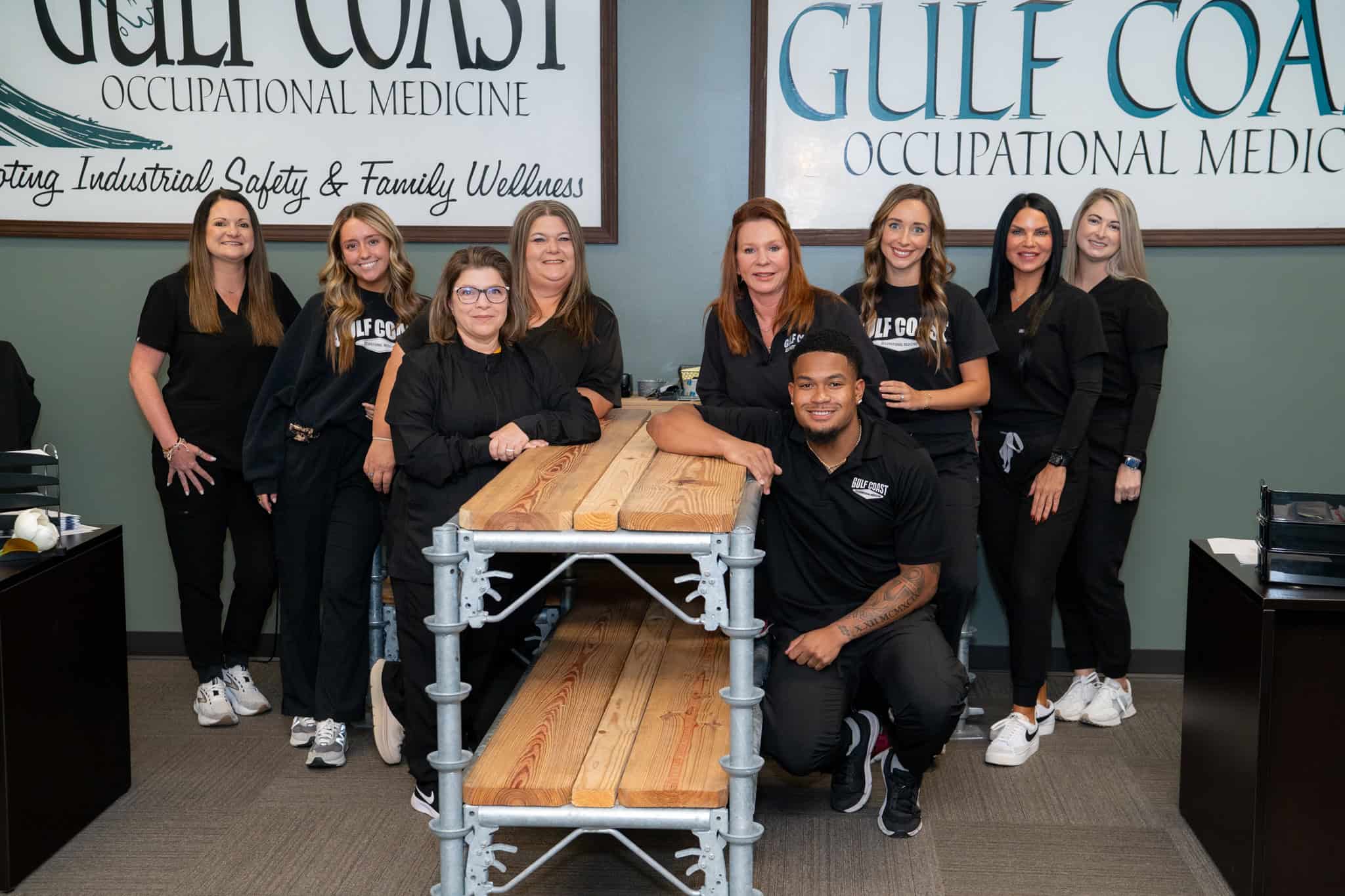 Dedicated team of Gulf Coast occupational medicine professionals providing industrial safety, workplace wellness, and employee health services for the Gulf Coast community.
