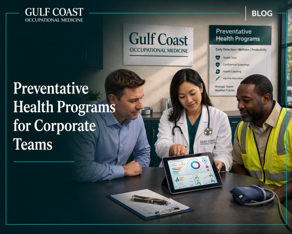 Preventative health for corporate teams