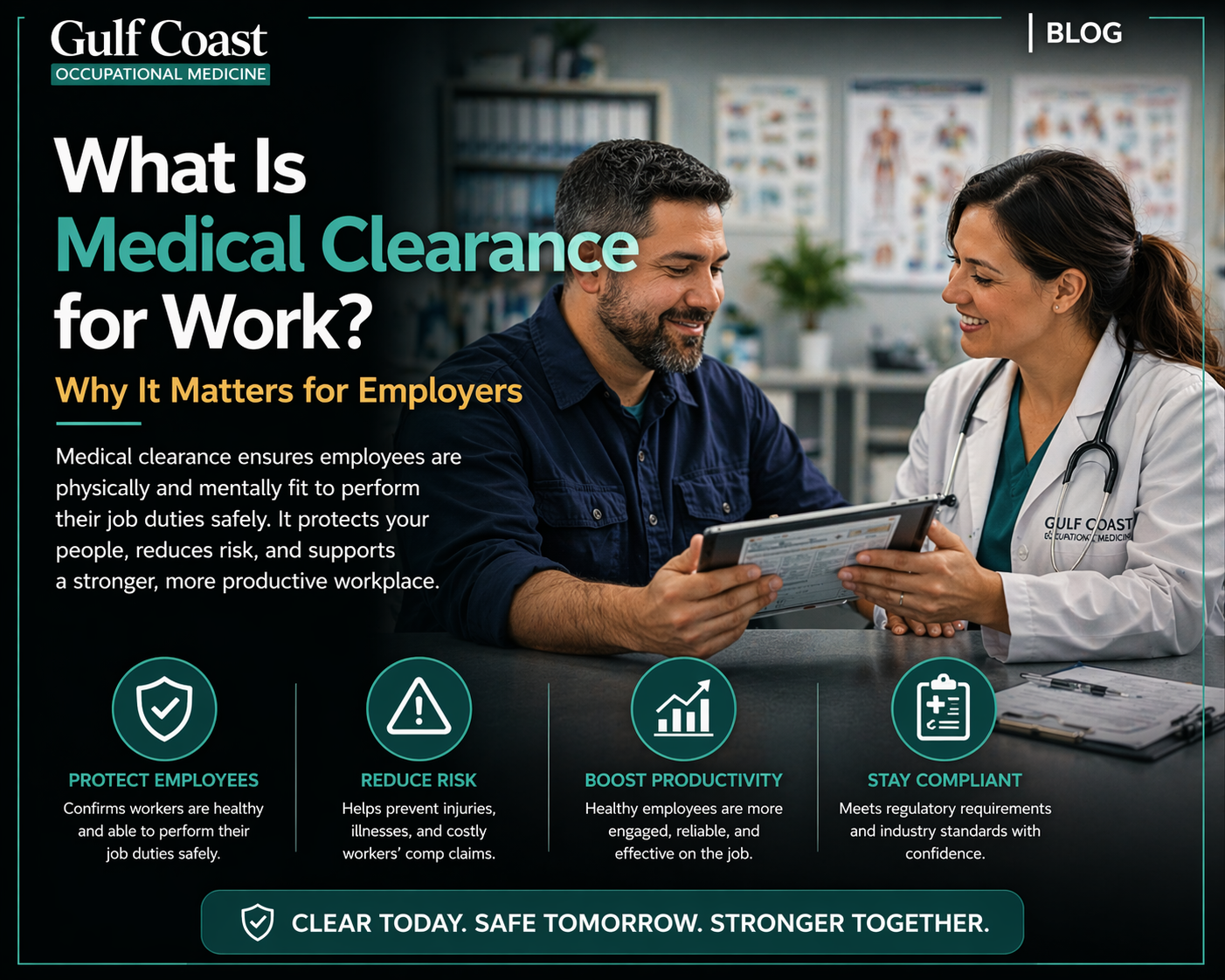Medical clearance for a safer workplace