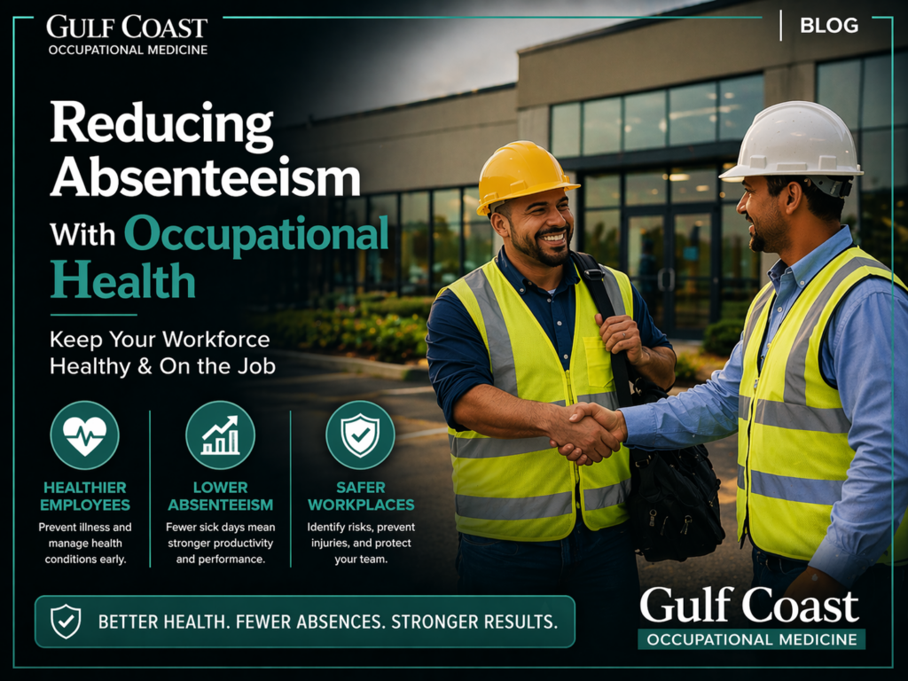 Reducing absenteeism with occupational health